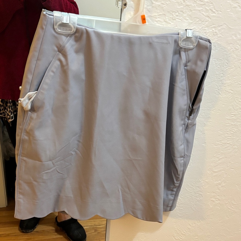 Coolibar Women's Light Gray Pencil Skirt